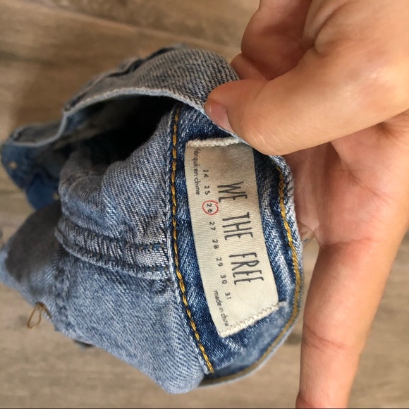 High waisted jean shorts - Picture 3 of 3